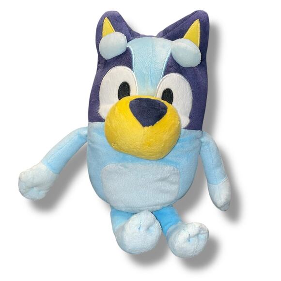 Bluey Plush Talking Dog 3 Phrases Tested Nursery Shower Stuffed Animal Decor 13" - Picture 1 of 7